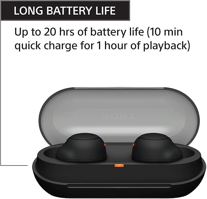 Sony WF-C500 Bluetooth Earbuds with Mic, TWS, Up to 20Hrs Battery