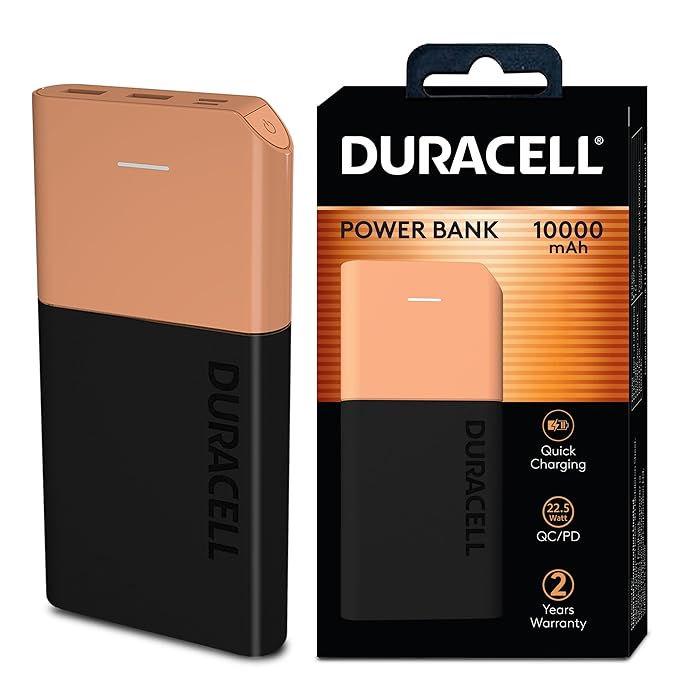 Duracell 10,000 mah powerbank