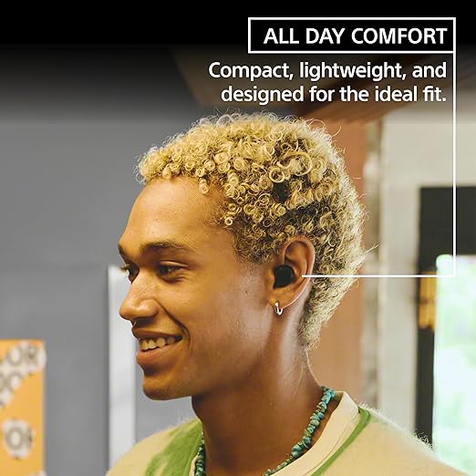 Sony WF-C510 Wireless Bluetooth Earbuds with Mic, TWS, in Ear, Ambient Sound Mode, Small and Comfortable, IPX4, Quick Charge, Multipoint Connectivity, Customized EQ, Up to 22 Hours Battery