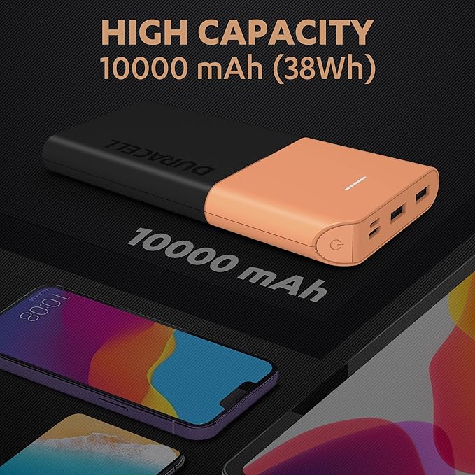 Duracell 10,000 mah powerbank